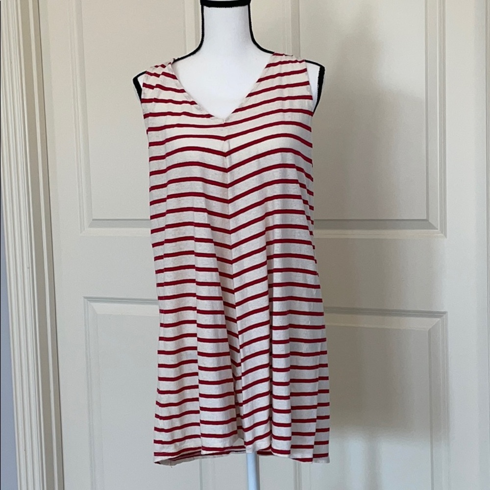 Madewell light-weight sleeveless v-neck dress swim cover up